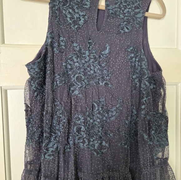 NWT Anthropologie Neomia Applique Lace Tunic Blouse XL - Picture 5 of 5